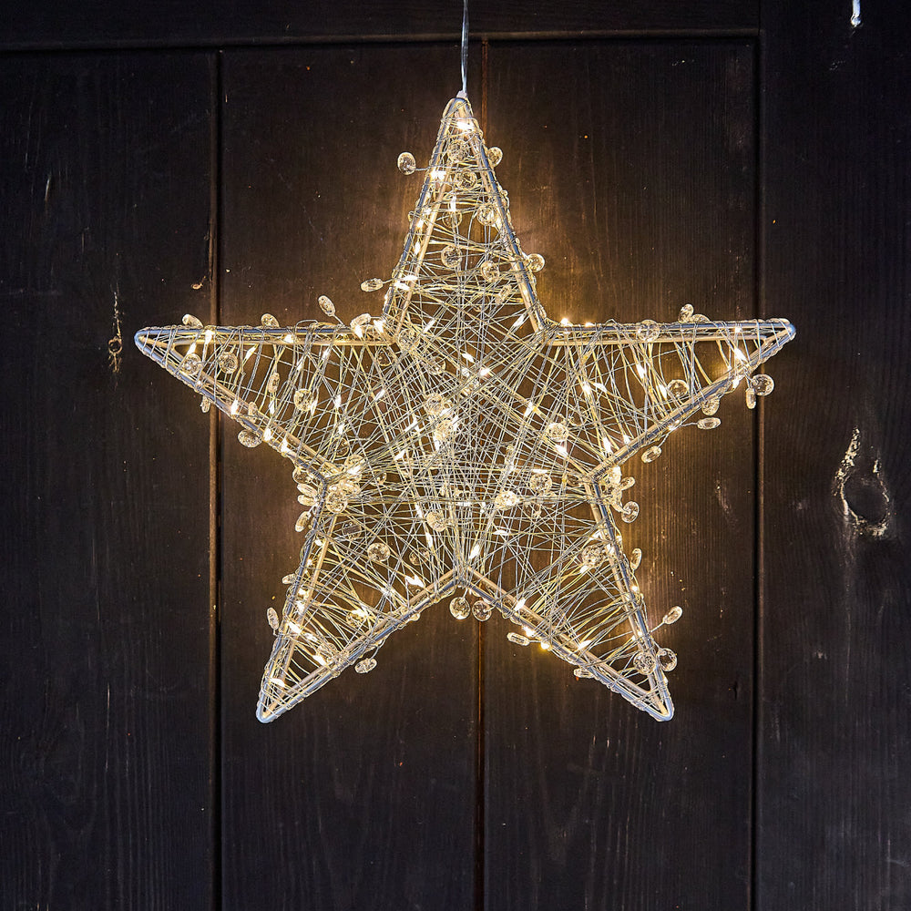 LED Galaxy Star Light, Silver