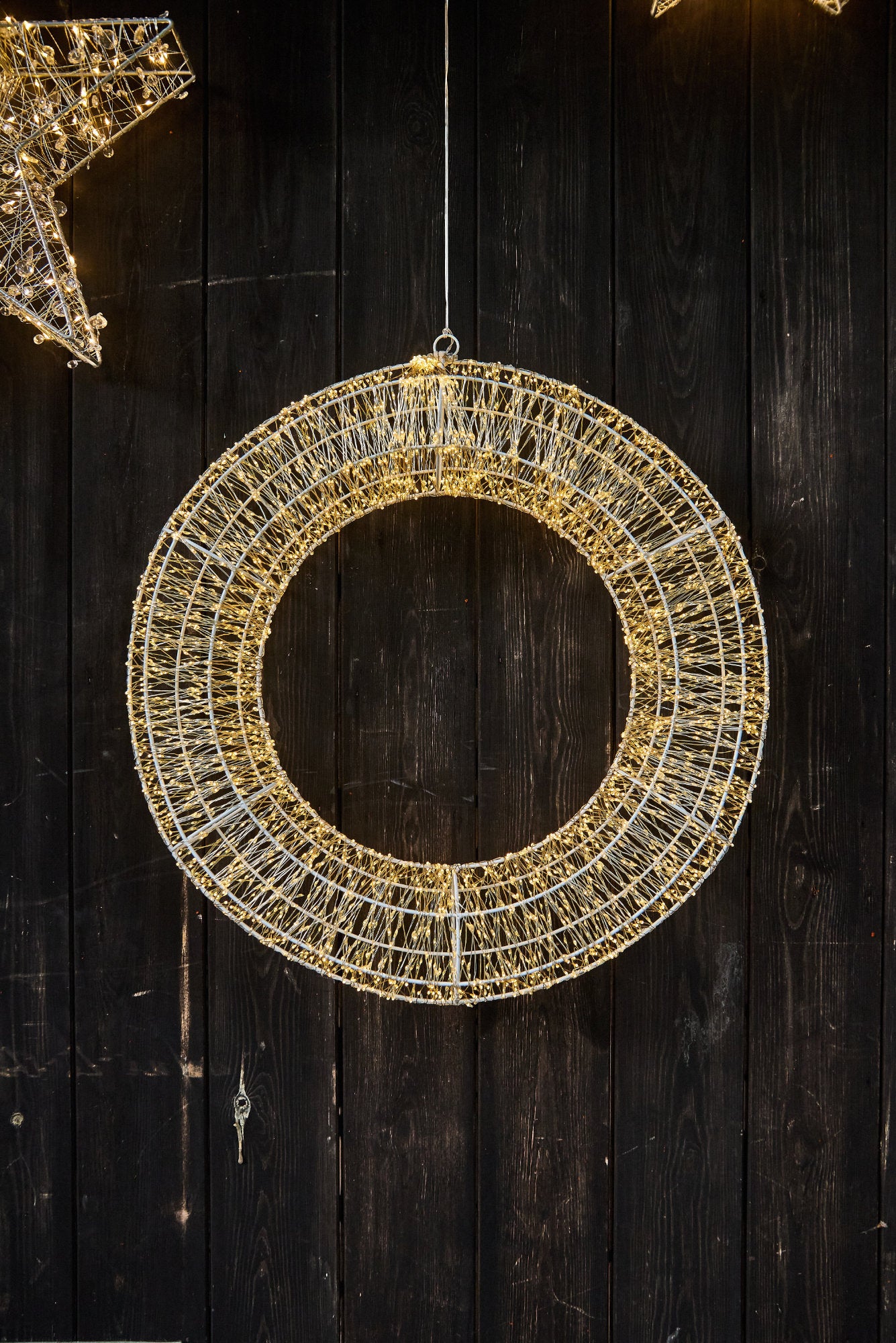 Galaxy LED Wreath Silver CHALK INTERIORS LONDON