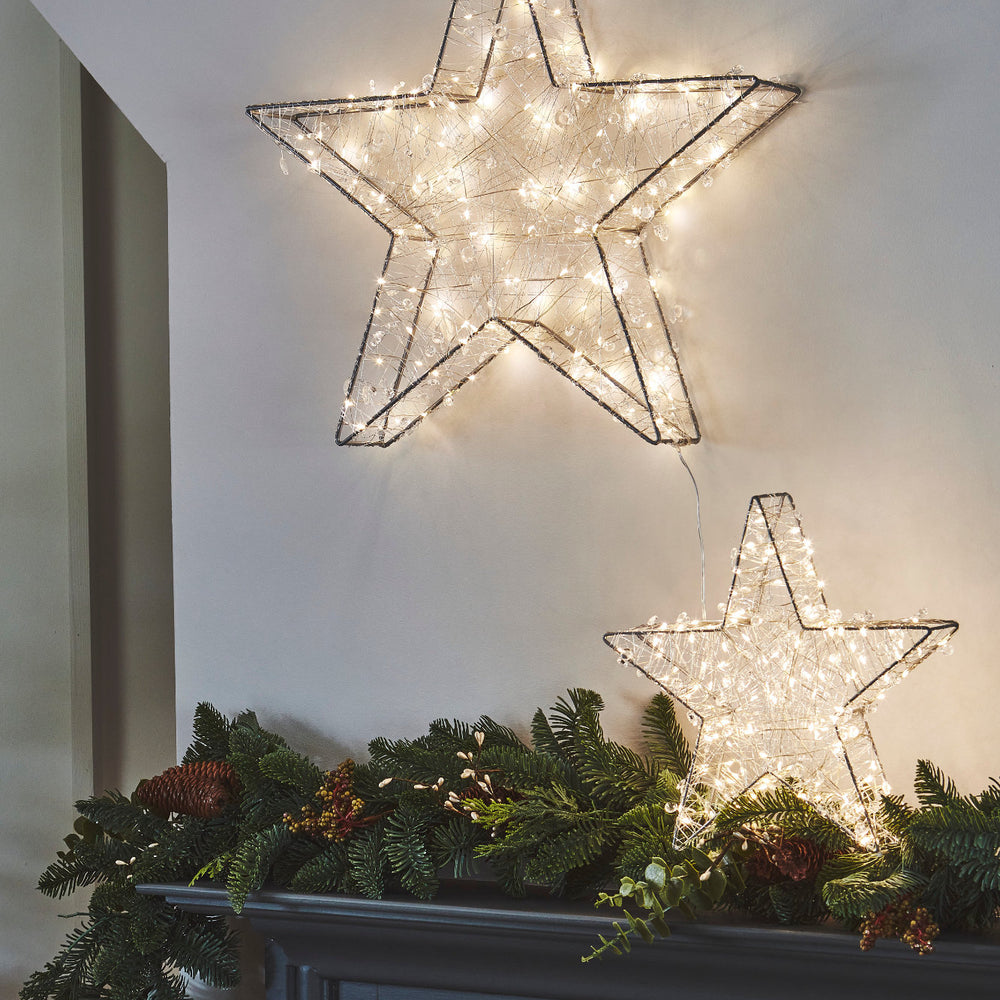 LED Galaxy Star Light, Silver