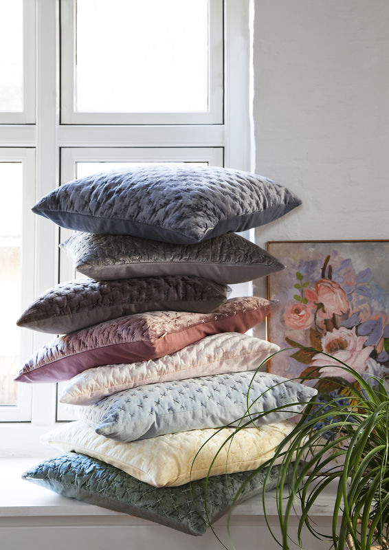 Cozy Living Luxury Velvet Cushion, Moss