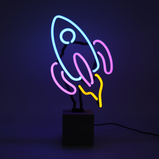 Locomocean Neon Table Light  Rocket