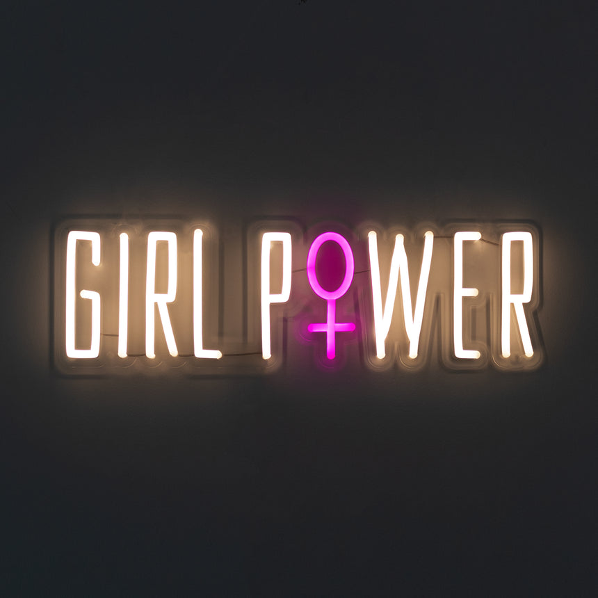 Locomocean Neon Wall Light, Girl Power