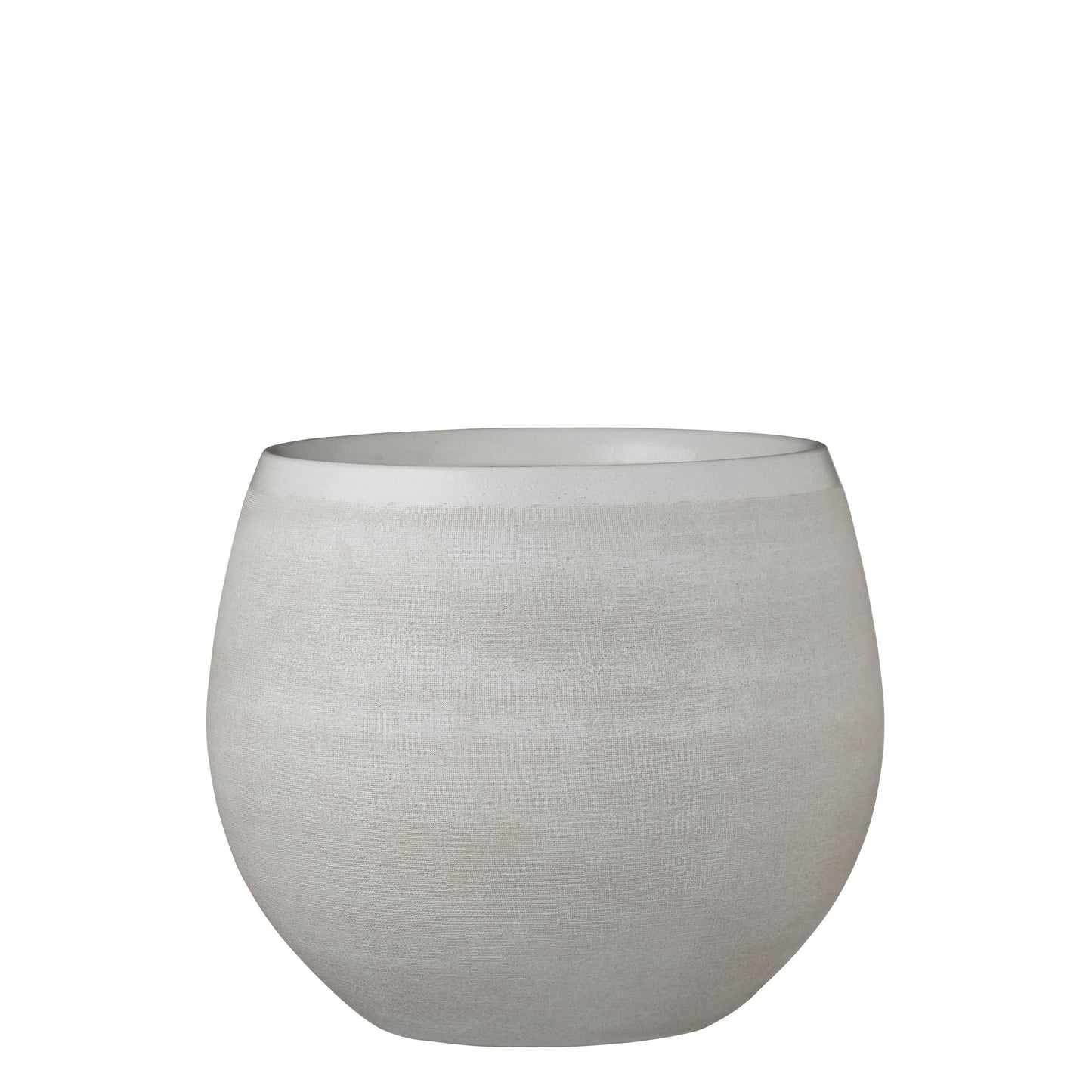 Loire Ceramic Planter, Off White