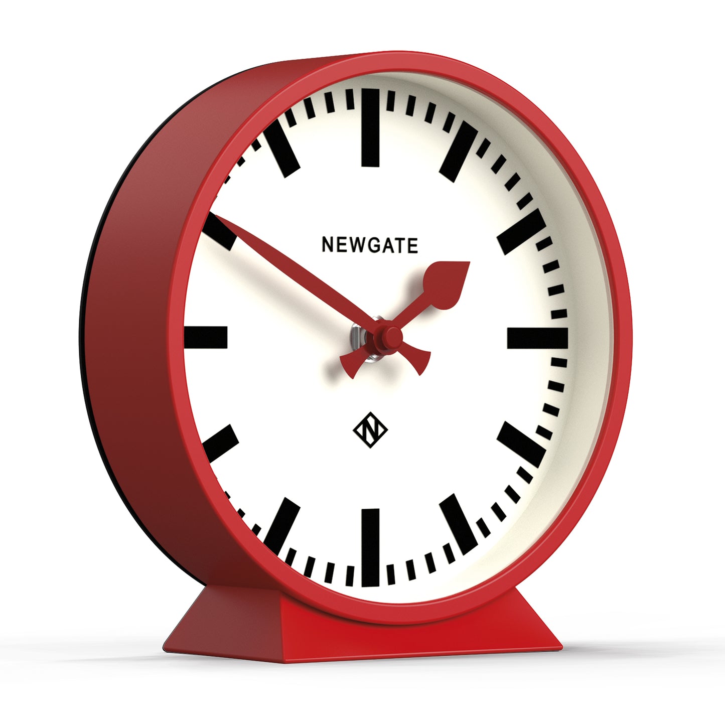 Newgate Railway Mantel Clock, Red
