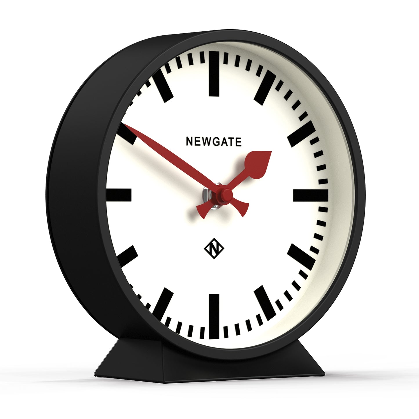 Newgate Railway Mantel Clock, Black