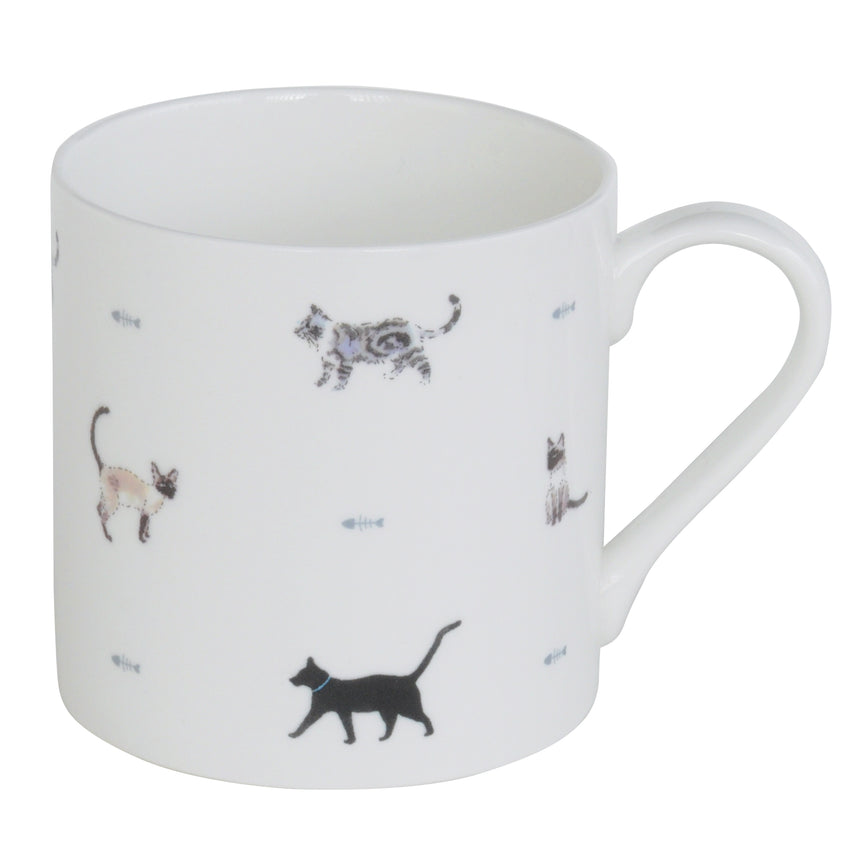 Sophie Allport Cats & Bones Mug