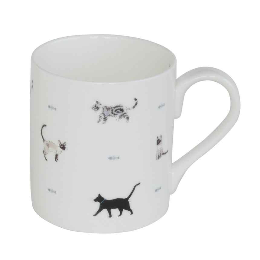 Sophie Allport Cats & Bones Mug