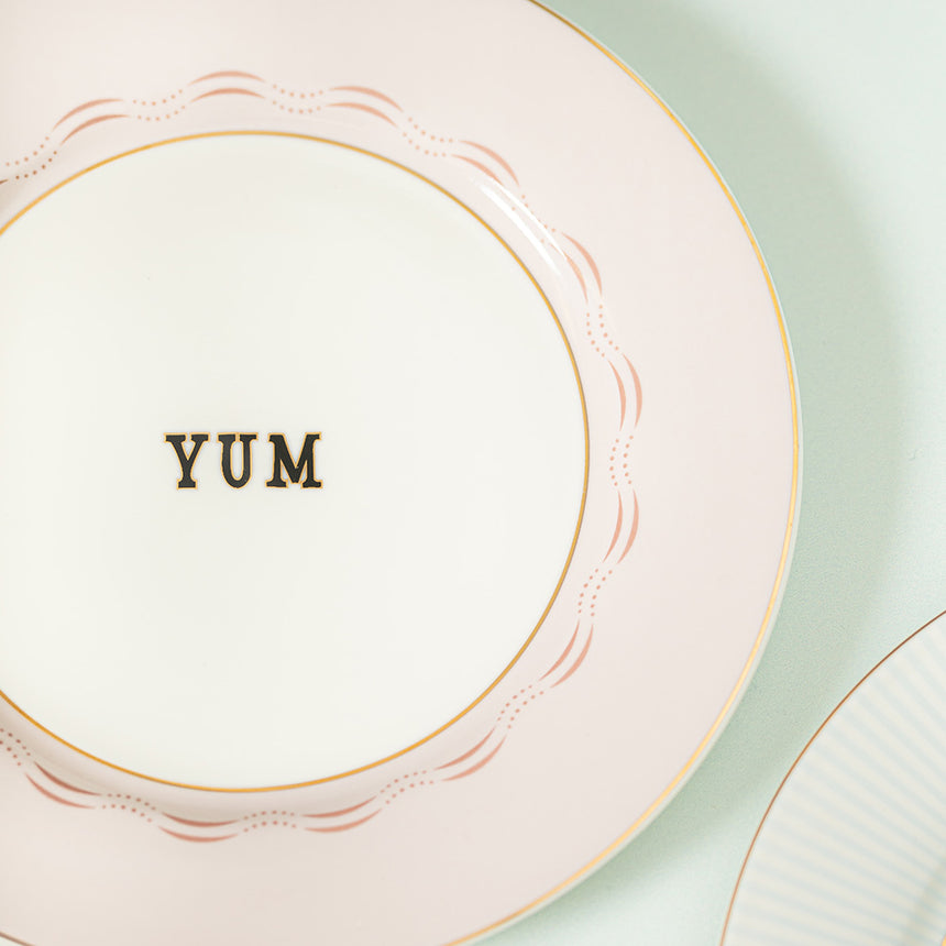 Yvonne Ellen Slogan Side Plates (Set Of 4)