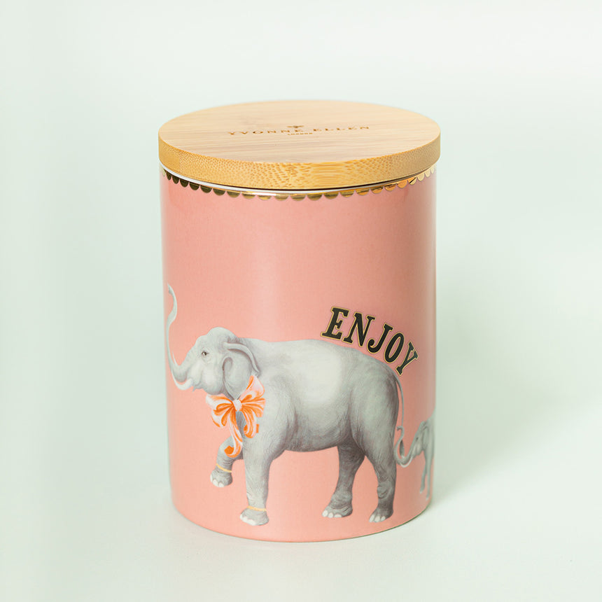 Yvonne Ellen Storage Jar, Elephant