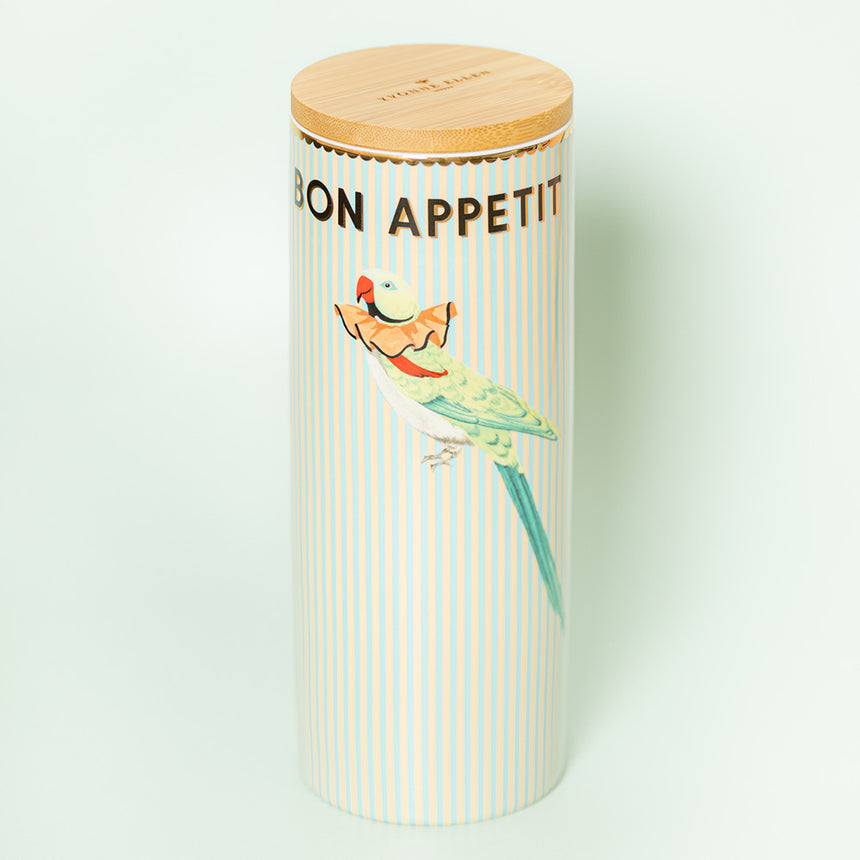 Yvonne Ellen Spaghetti Storage Jar, Parrot