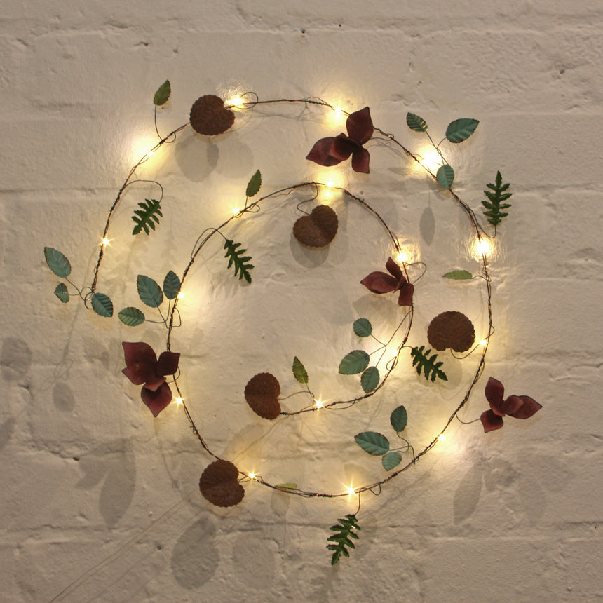 Handmade Metal LED Fairy Lights,Petit Fleur (Battery operated)