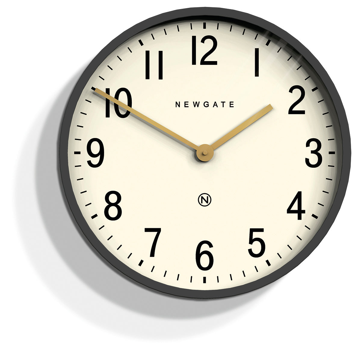 Newgate Mr Edwards Wall Clock ,Blizzard Grey