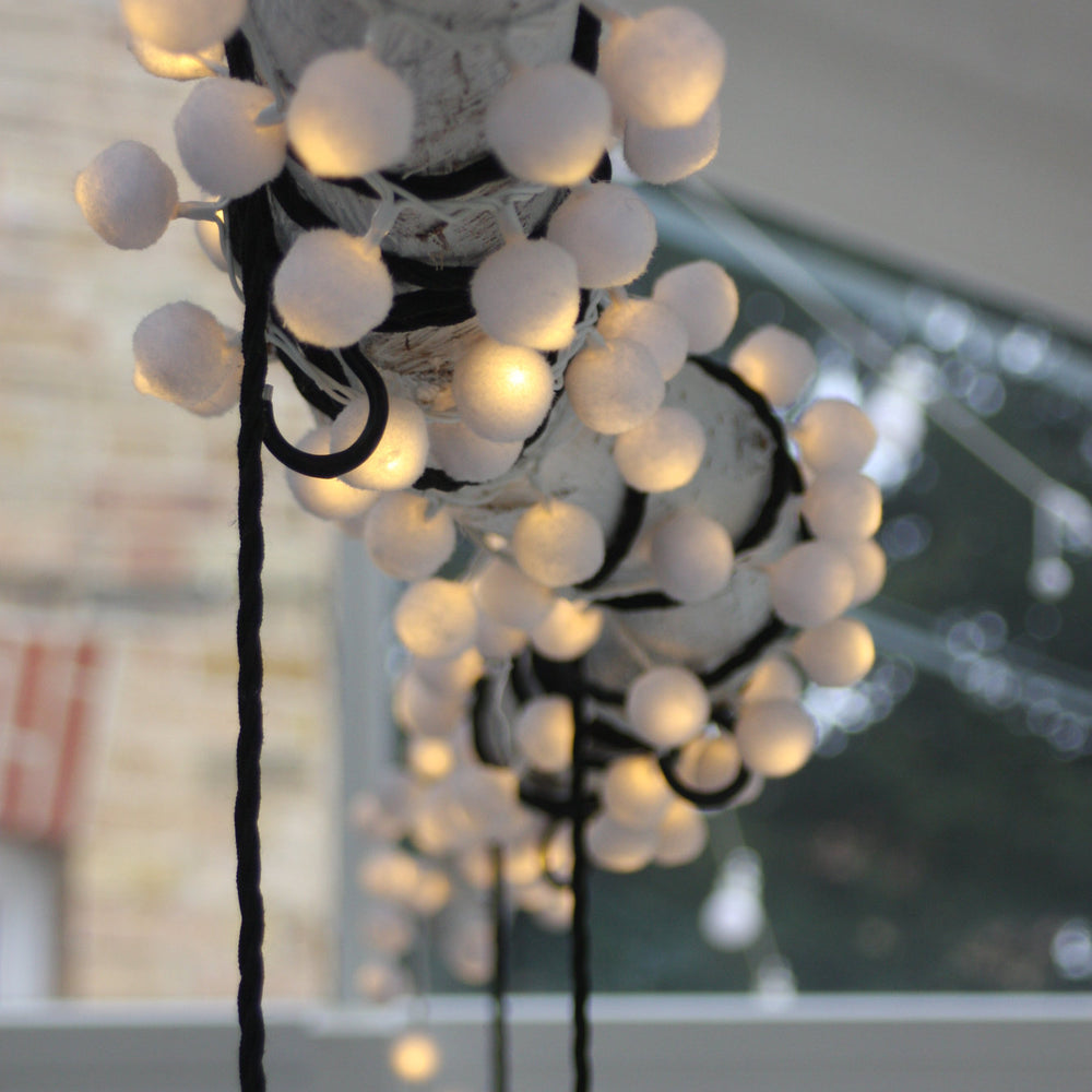 Pom Pom LED Fairy Light ( Mains Operated )