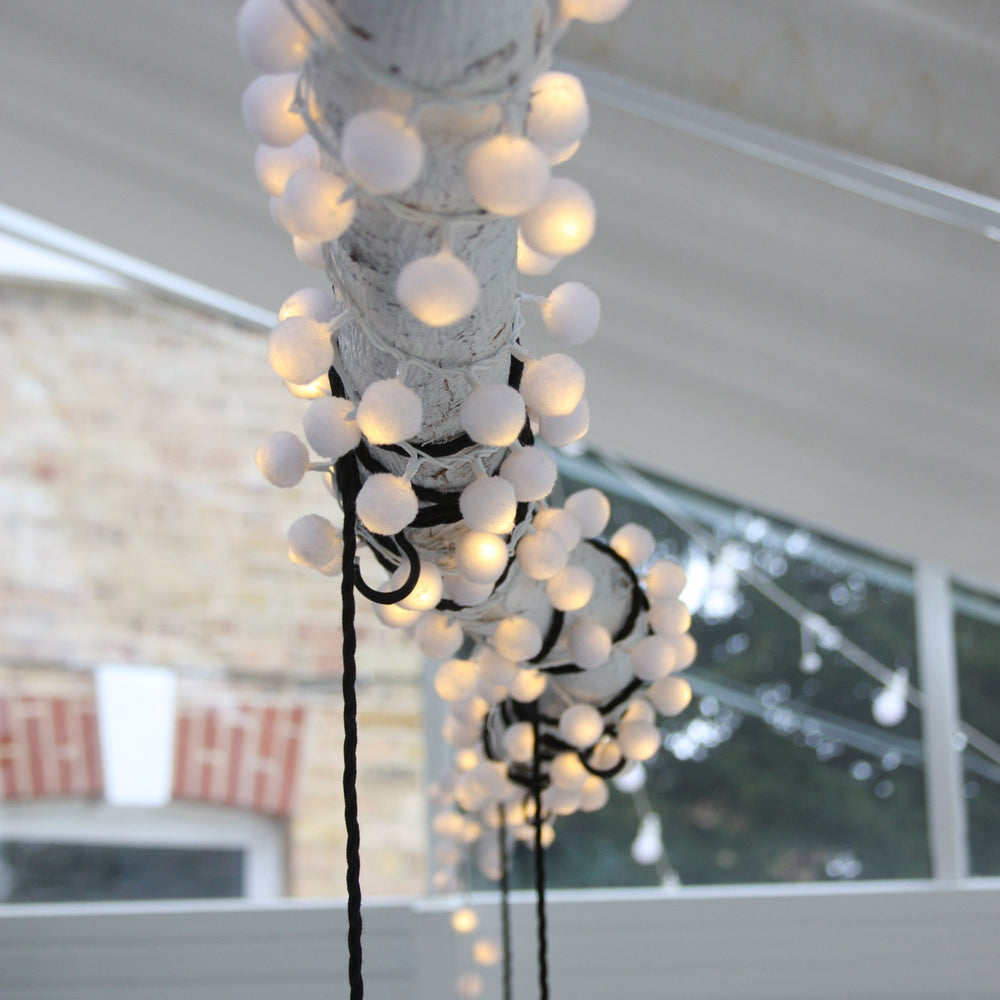 Pom Pom LED Fairy Light ( Mains Operated )