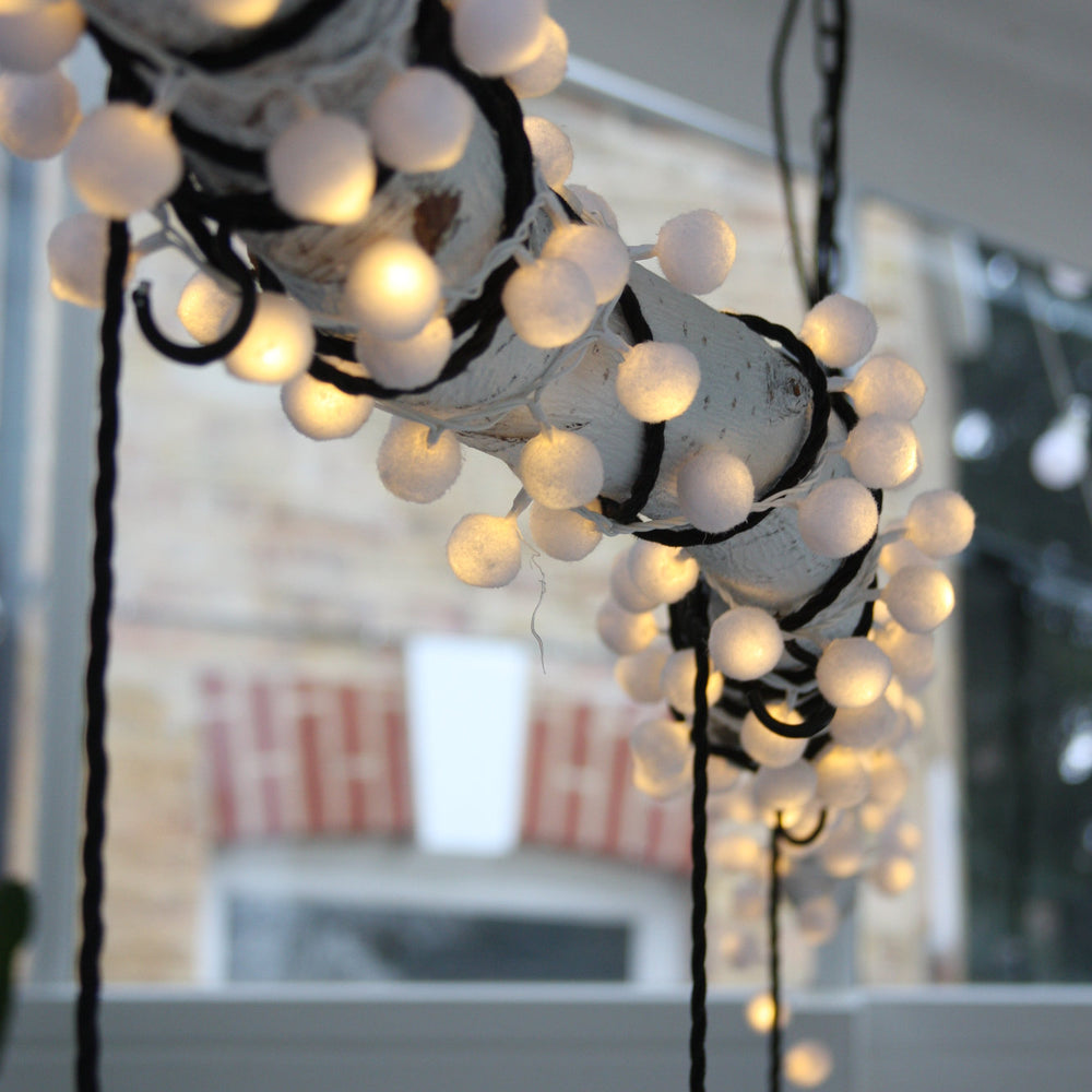 Pom Pom LED Fairy Light ( Mains Operated )