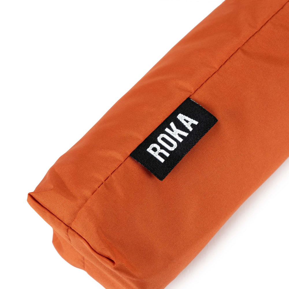 Roka London Waterloo Sustainable Umbrella, Burnt Orange