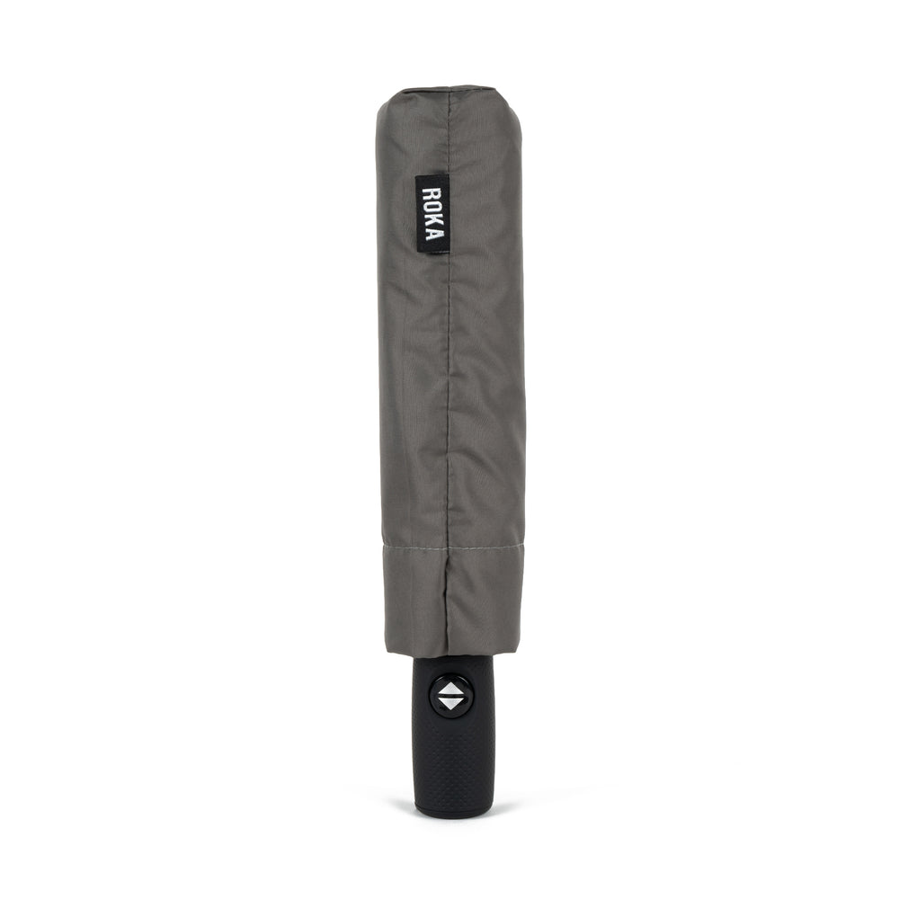 Roka London Waterloo Sustainable Umbrella, Graphite