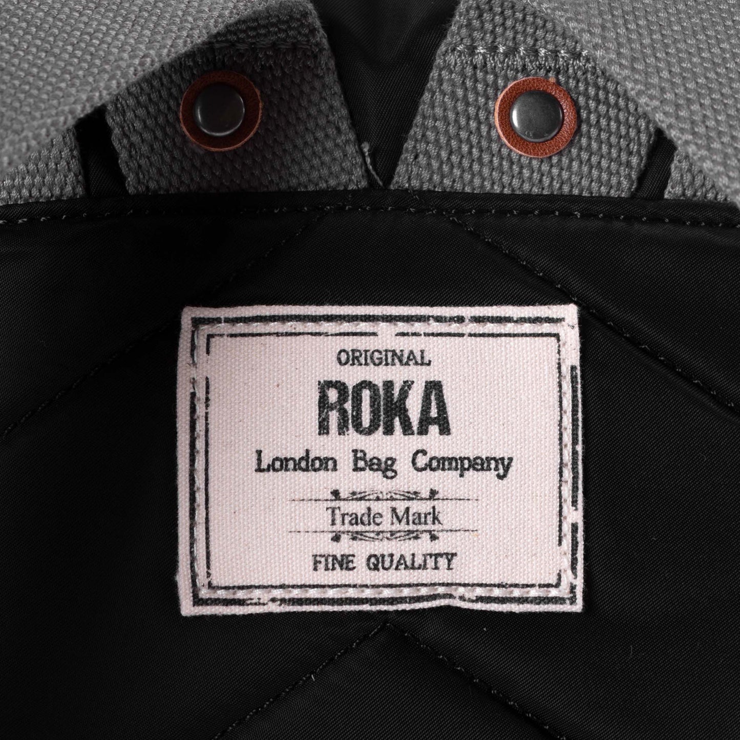 Roka London Bantry B Small Rucksack, Black (Sustainable Nylon)