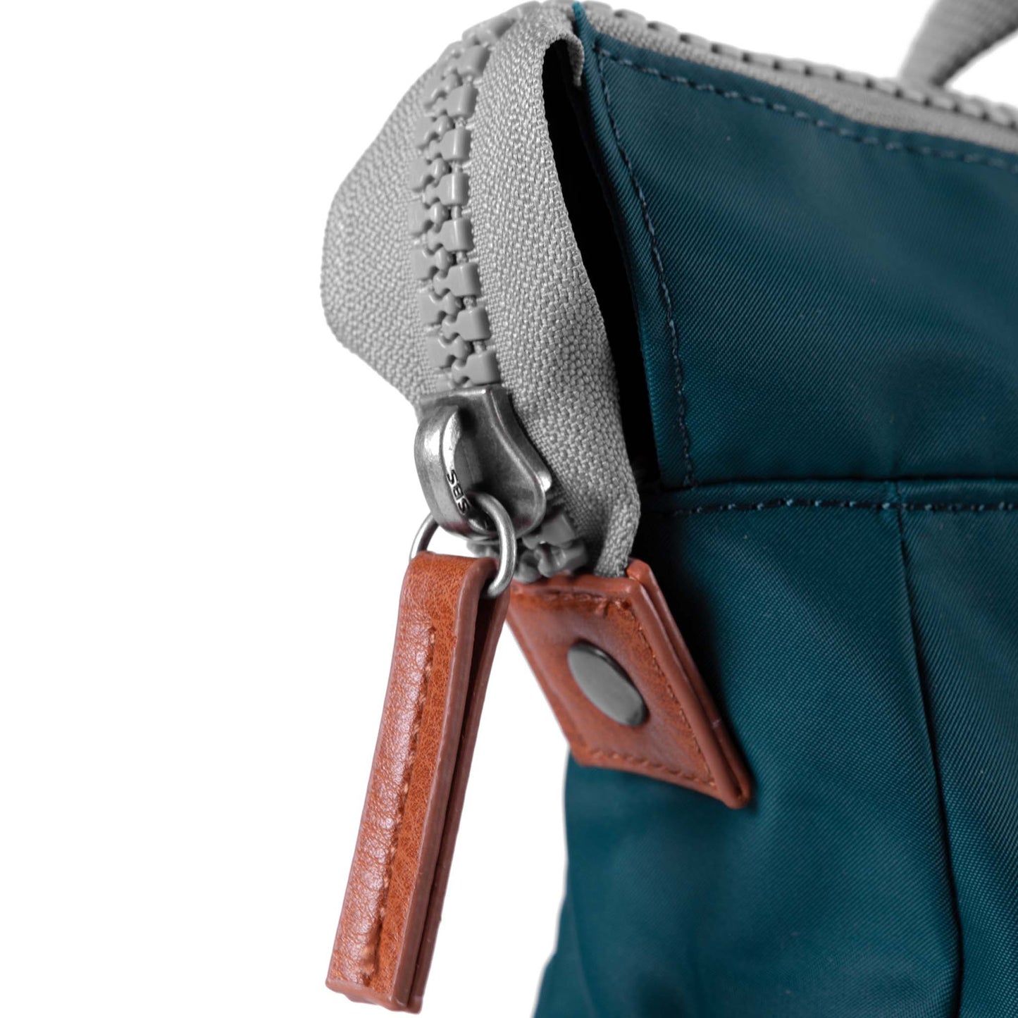Roka London Bantry B Small Rucksack, Teal (Sustainable Nylon)