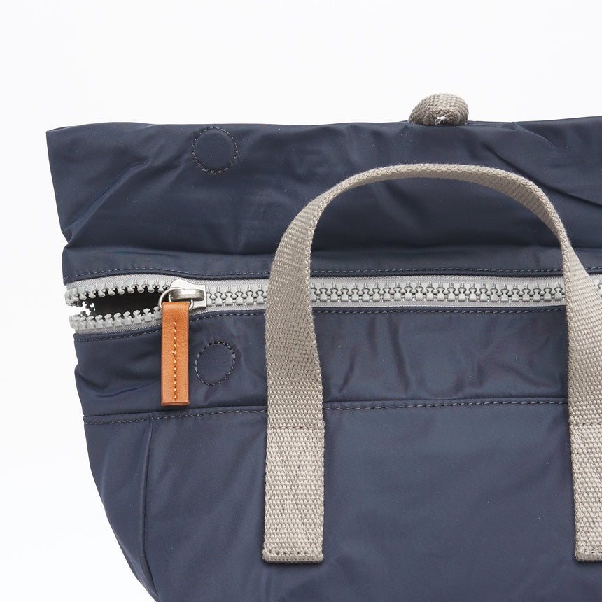 Roka London Canfield B Sustainable Nylon Rucksack, Midnight