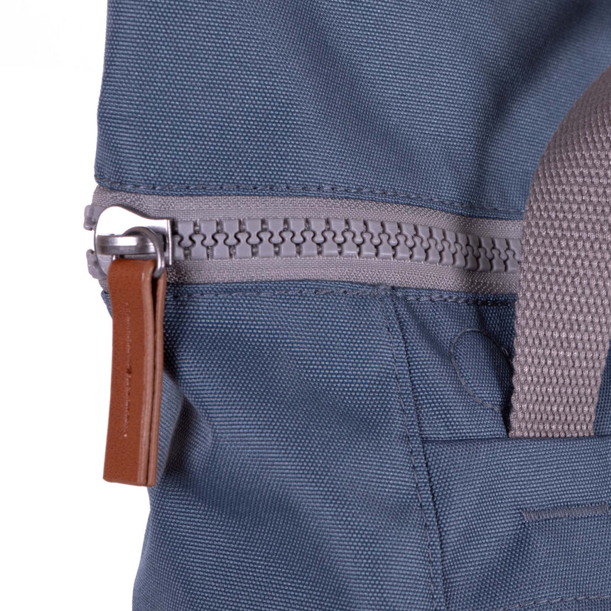 Roka London Finchley Sustainable Canvas Rucksack, Airforce