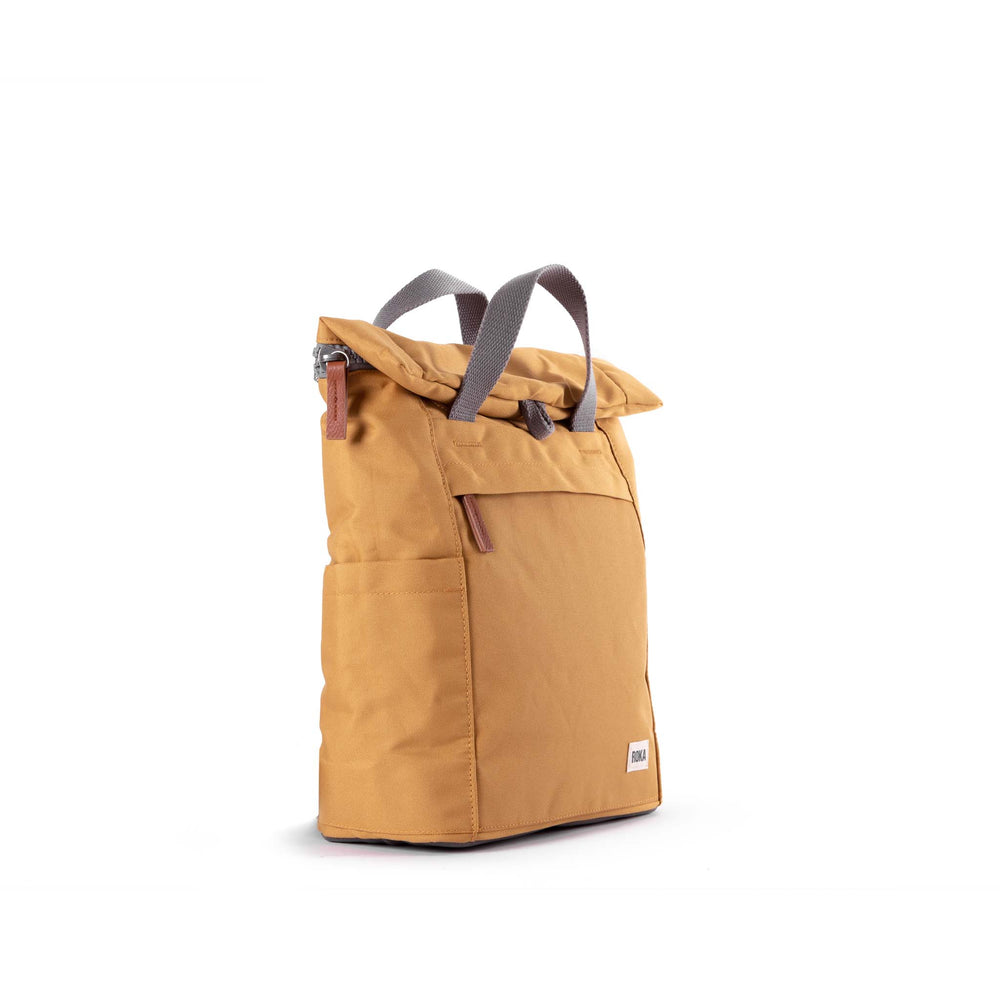 Roka London Finchley Sustainable Canvas Rucksack, Flax