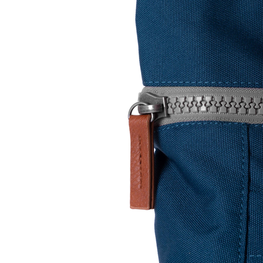 Roka London Finchley Sustainable Canvas Rucksack, Marine