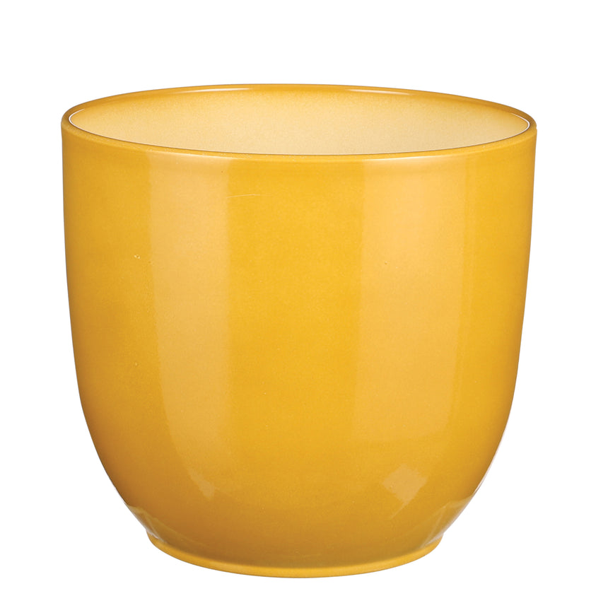 Siena Ceramic Plant Pot, Ochre