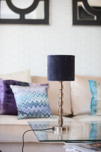 Watt & Veke Justin Table Lamp, Tarnished Silver