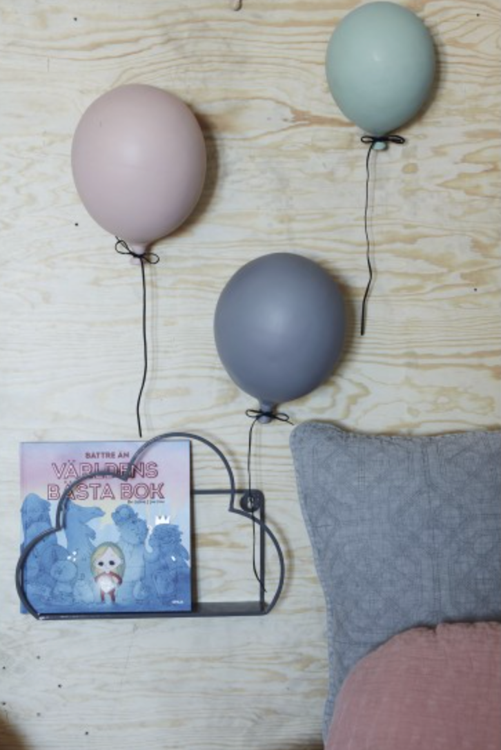 By ON Ceramic Balloon Wall Decoration, Mint Green