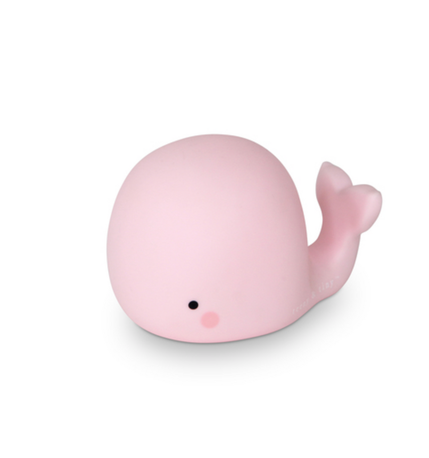 Teeny & Tiny Mini  Whale Night Light  Pink