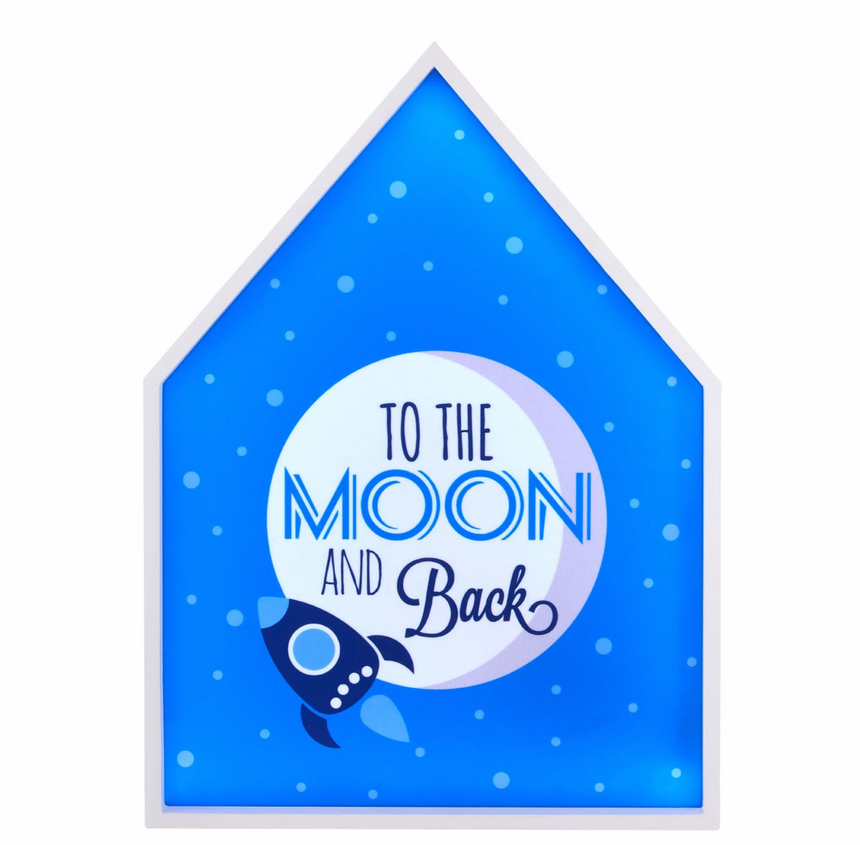 To The Moon And Back Led  Light Box