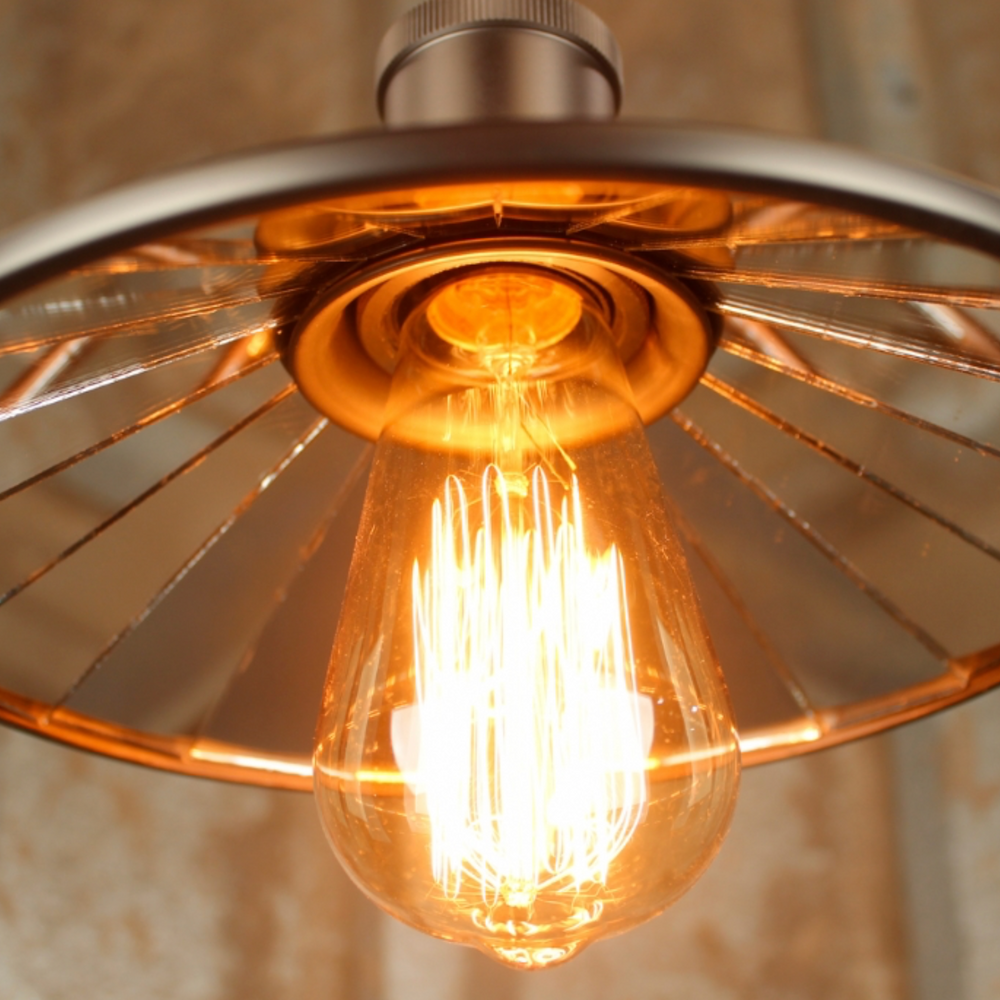 Antique Light  Pendant  Gun Metal