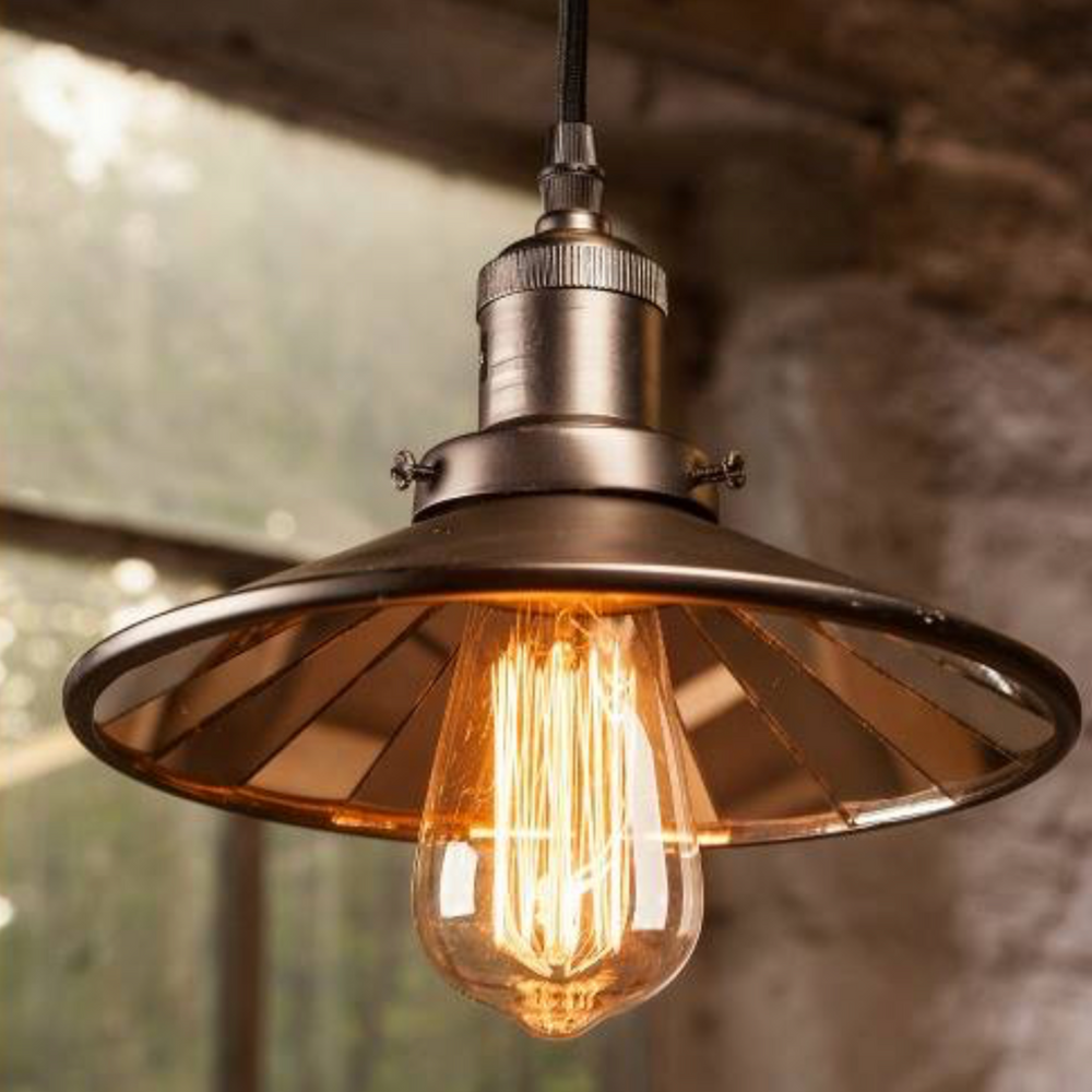 Antique Light  Pendant  Gun Metal