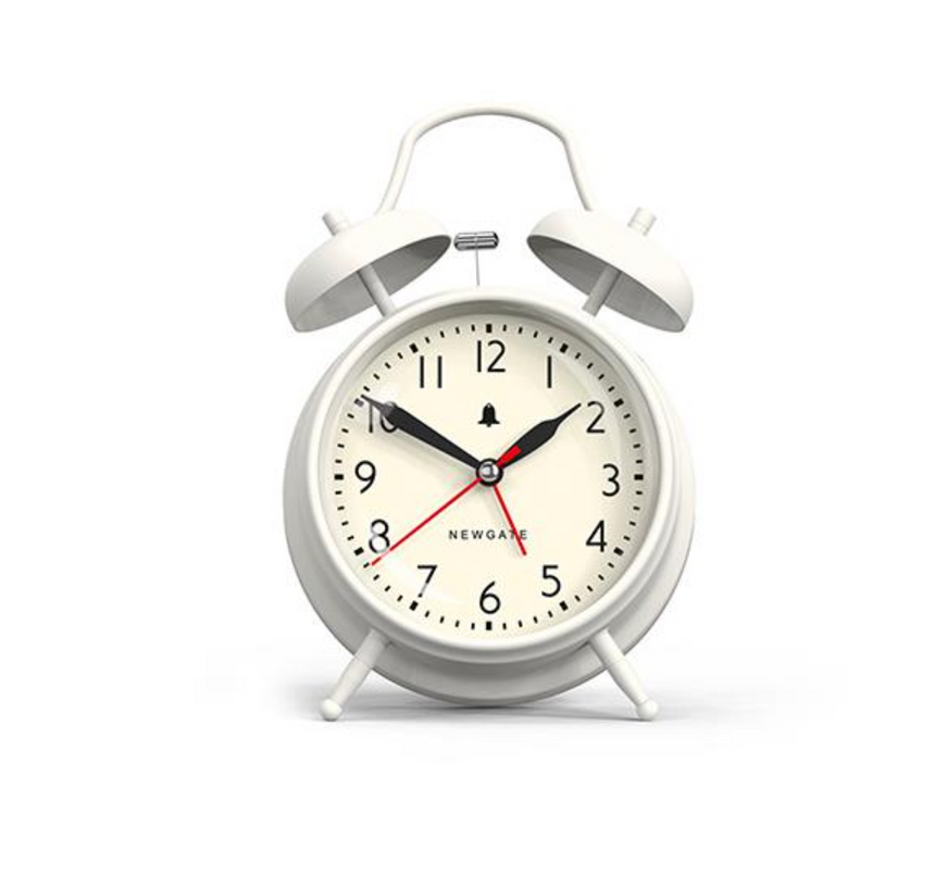 Newgate Covent Garden Alarm Clock,  Linen White