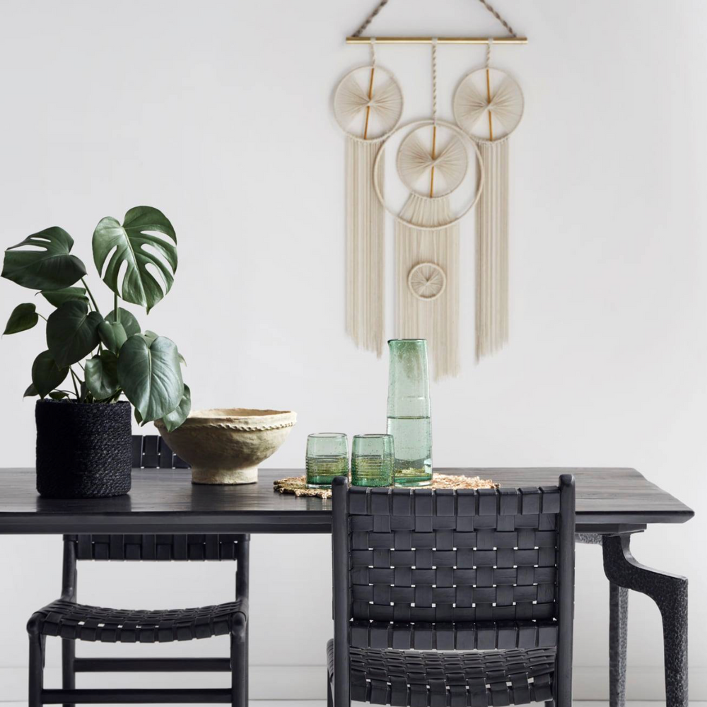 Nordal Jute Planter, Black