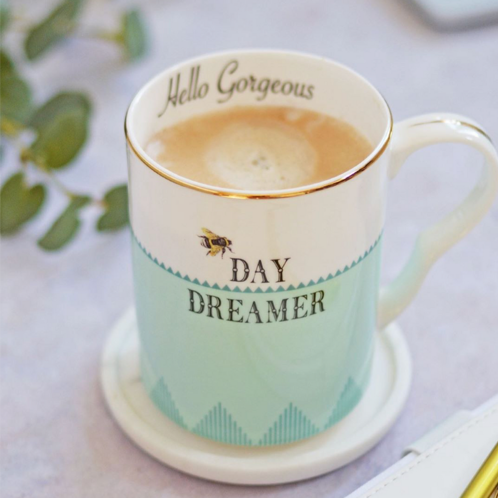 Yvonne Ellen Set Of 2 Mugs,  Off Duty/ Day Dreamer Mugs