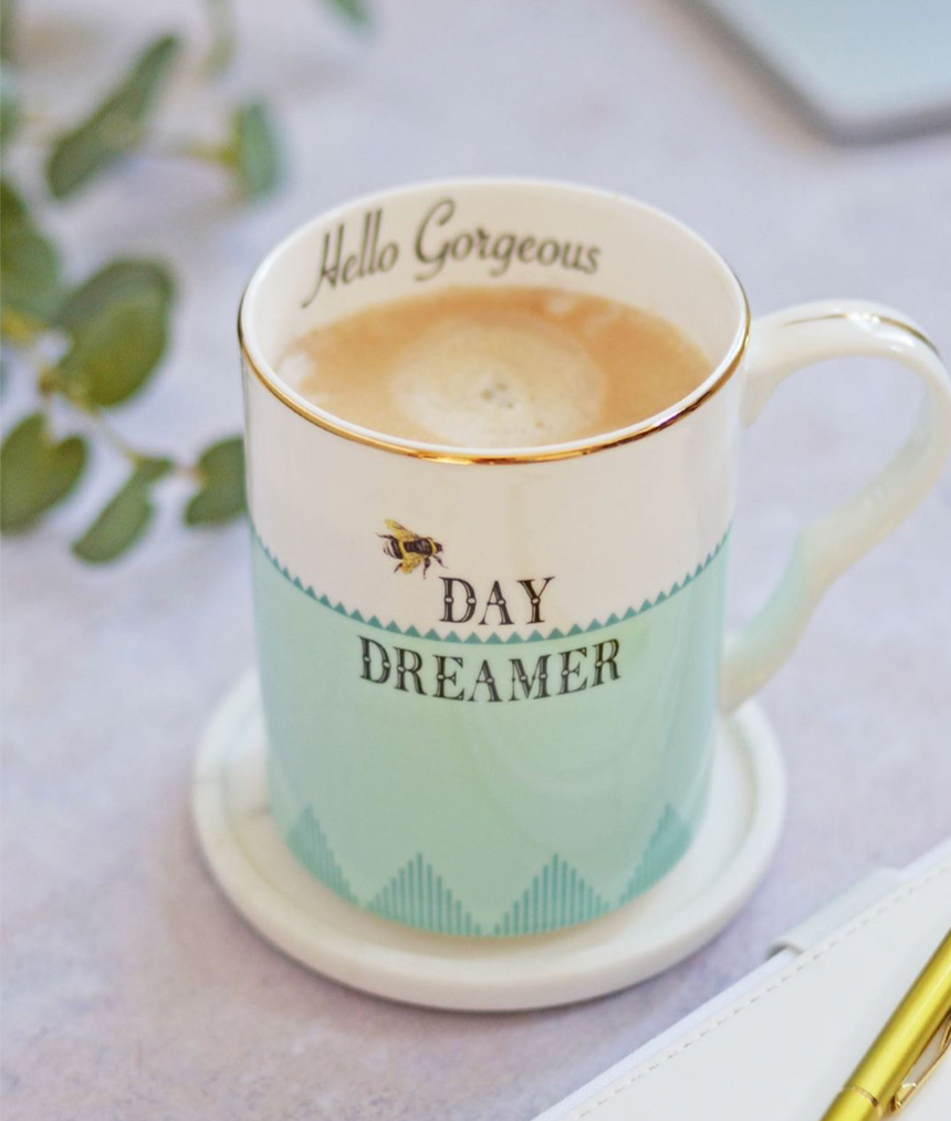 Yvonne Ellen Set Of 2 Mugs,  Off Duty/ Day Dreamer Mugs