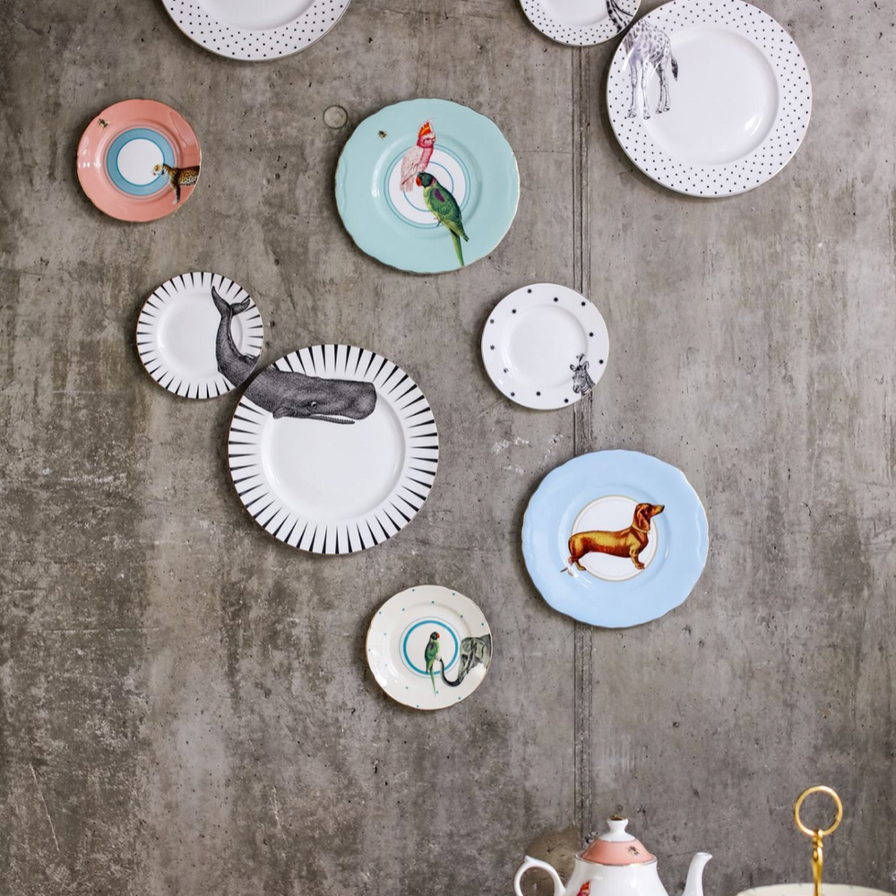 Yvonne Ellen Parrots Sandwich Plate