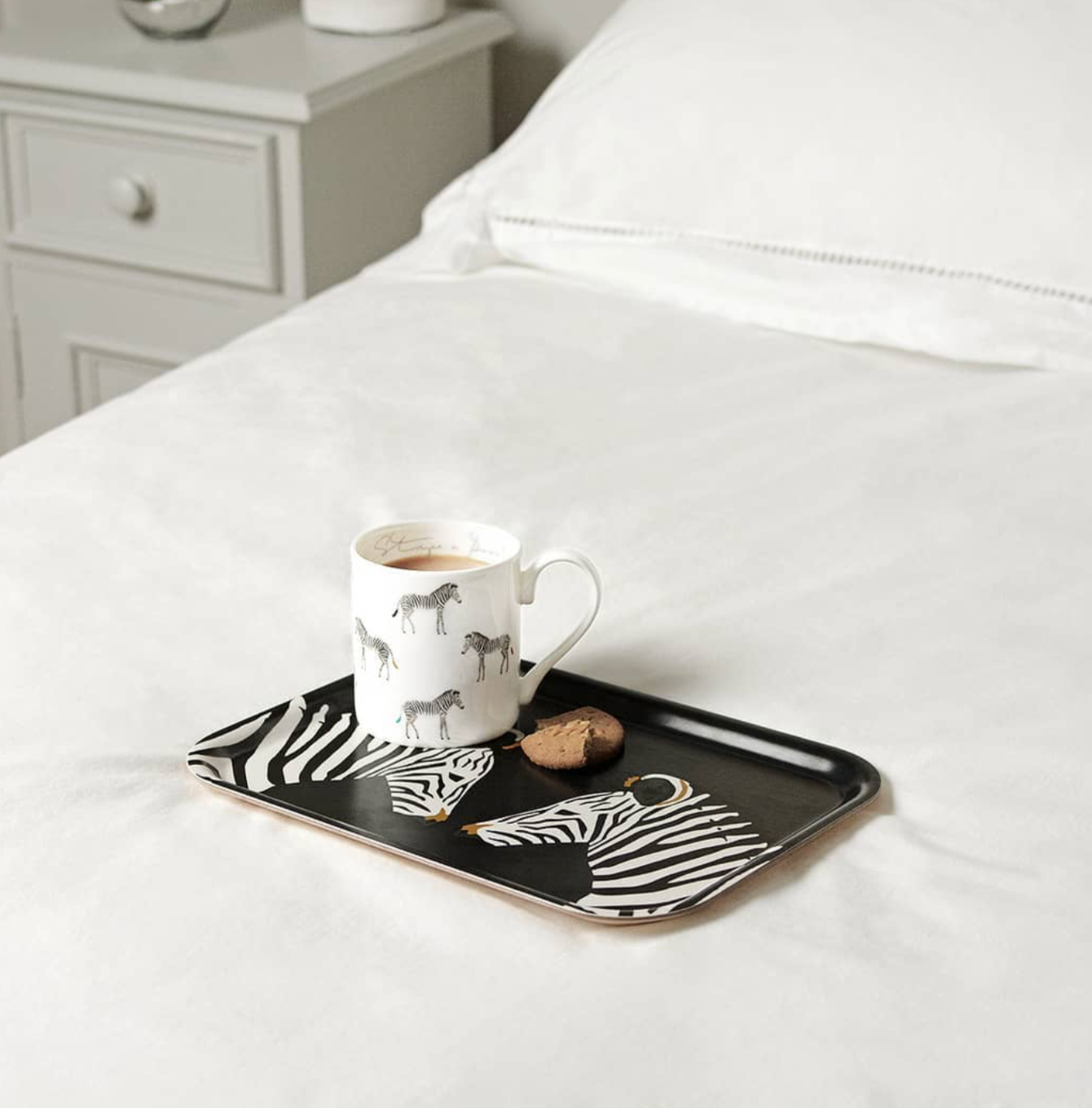 Sophie Allport  Mini Serving Tray, Zebra