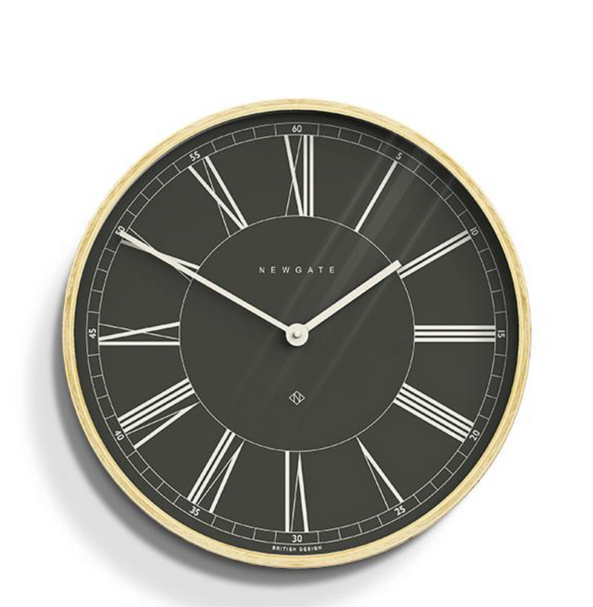 Newgate Mr Architect Wall Clock , Grey