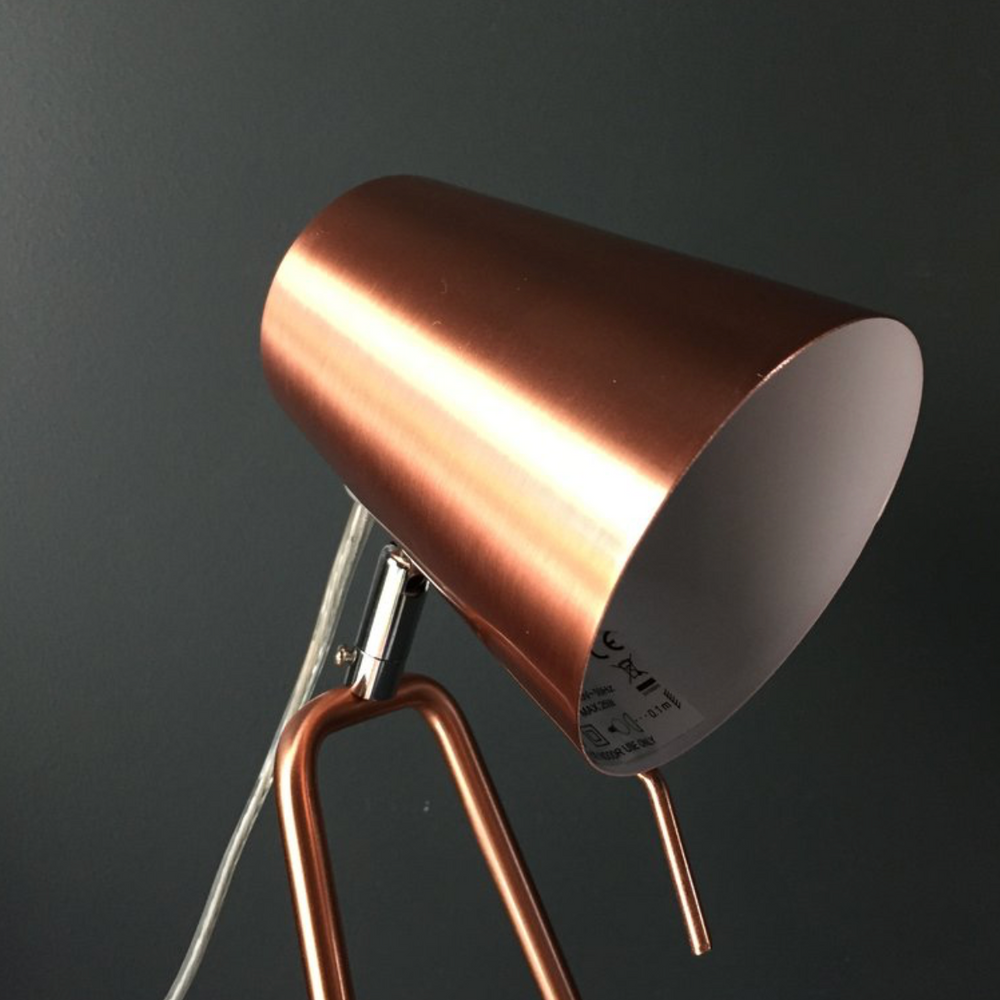 Leitmotiv Z Table Lamp, Copper