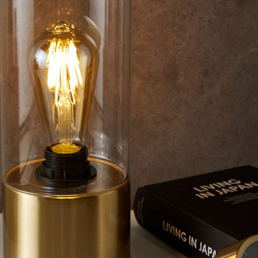 Leitmotiv Lax Table Lamp, Gold