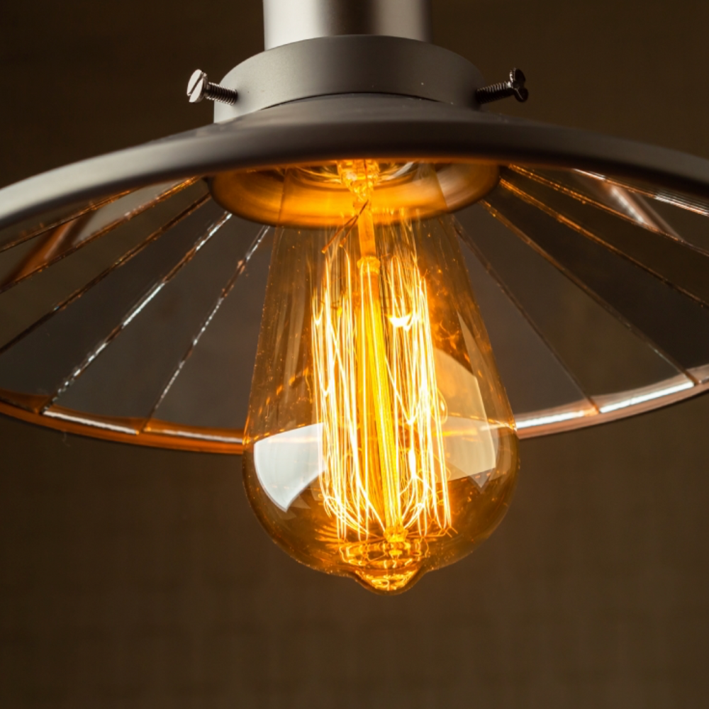 Antique Light  Pendant  Gun Metal