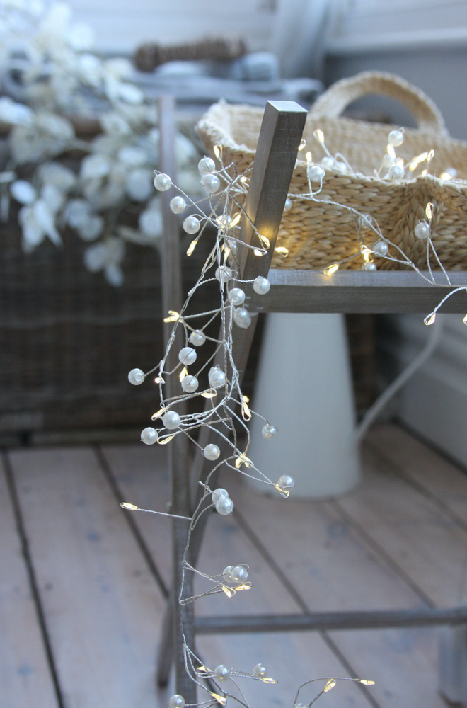 Pearl Cluster LED Fairy Lights ( Mains Powered)