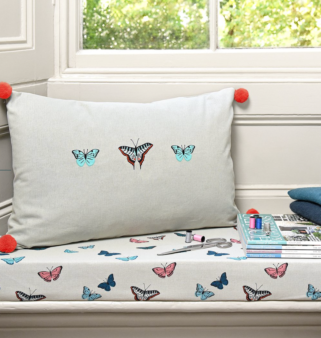 Sophie Allport Cushion Butterflies
