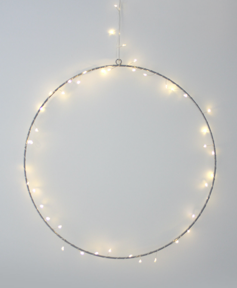 Cluster LED Fairy Light Silver 15 Meters (Mains Powered)
