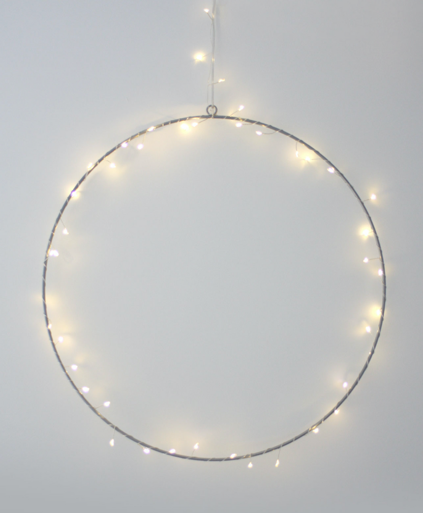 Cluster LED Fairy Light Silver 15 Meters (Mains Powered)