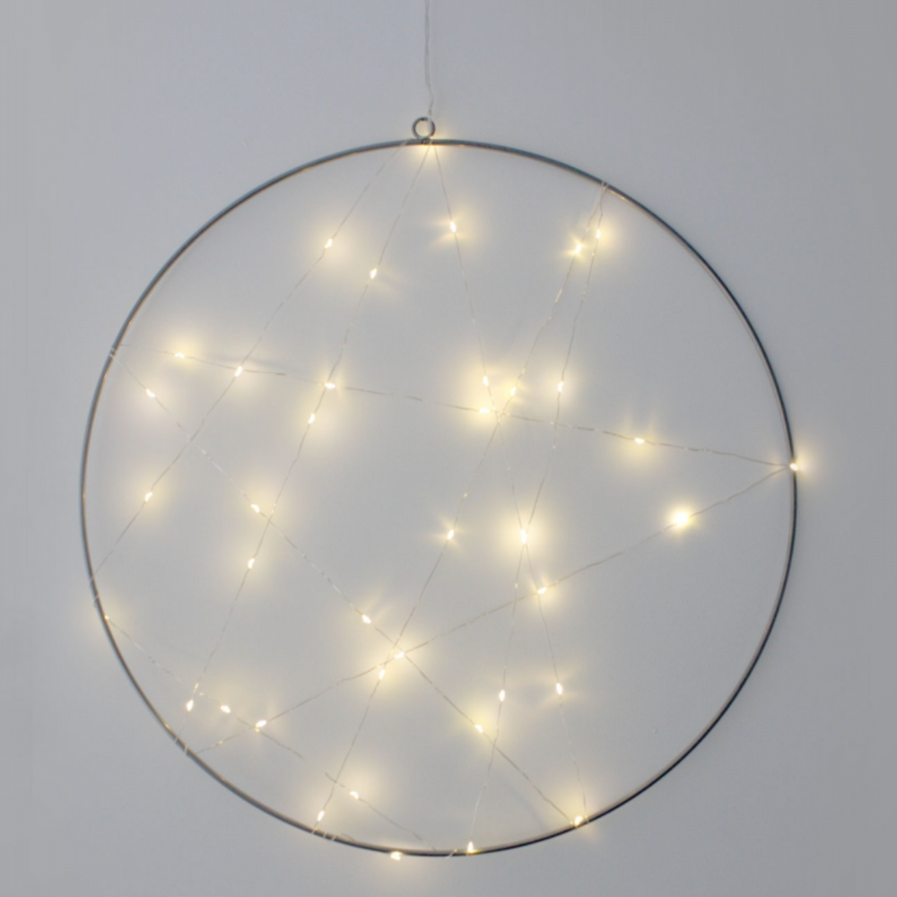 Galaxy LED Fairy Lights Silver  (Battery Operated)