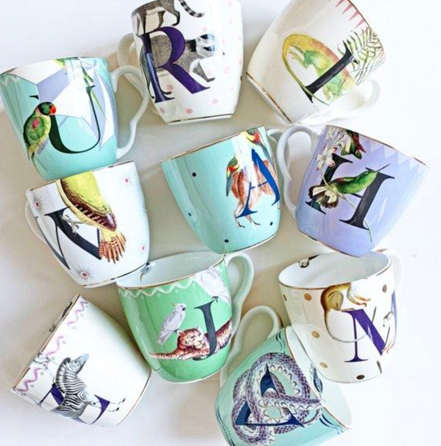 Yvonne Ellen Alphabet Mug Large